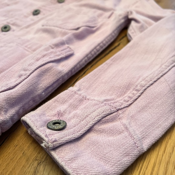 GAP. Size M. (Girls). Lilac button up denim jacket. Excellent condition - Picture 5 of 9
